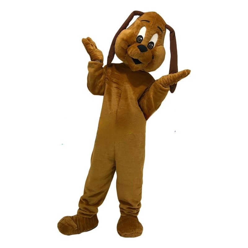 Dog Wolf Dog Brown Custom Event Performance Mascot Cartoon Mascot Walking Puppet Animal Costume