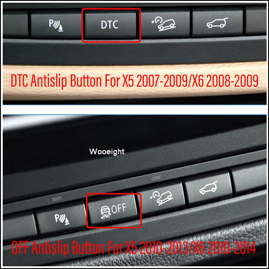 Wooeight 1Pc Heater Climate Control Wind Air Volume Air Conditioning Switch Fan Button Cap Cover For BMW X5 E70 X6 E71 2006-2014 - Image 6