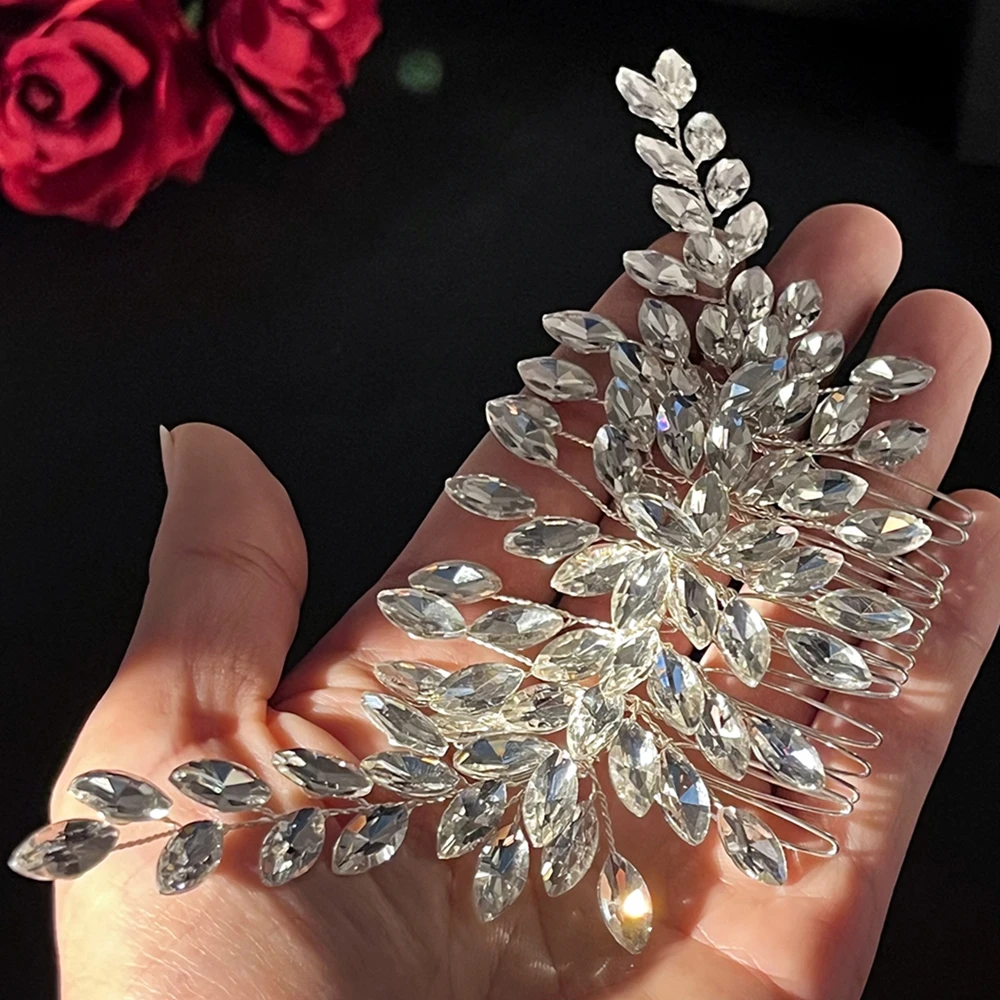 

DZ255 Brides Headpiece Wedding Hair Accessories Gifts Fashion Headwear Hair Clip Wedding Head Ornaments Princess Queen Tiaras