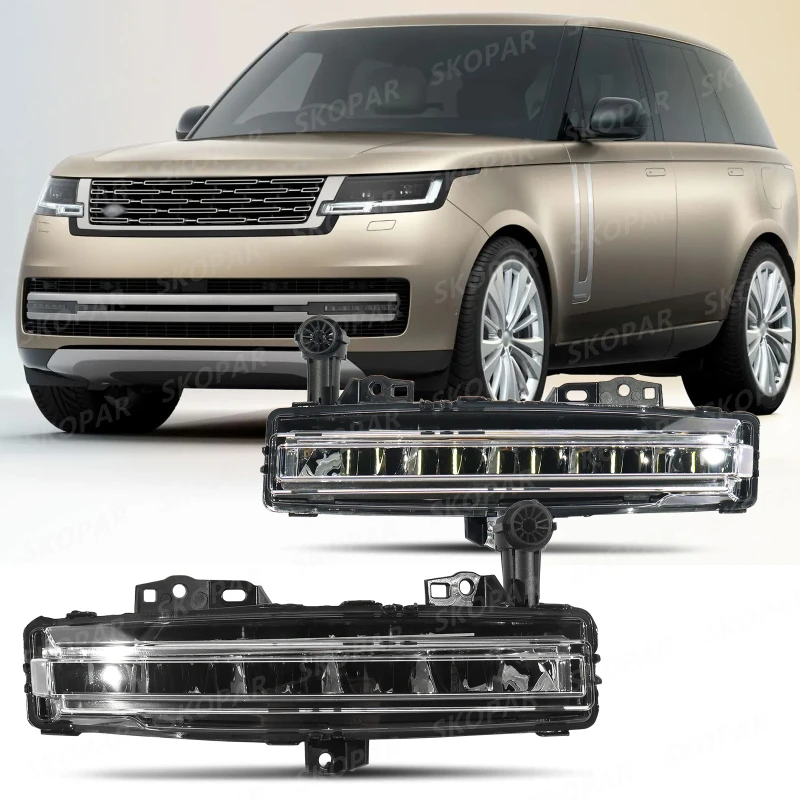 LED DRL النهار تشغيل ضوء لاند روفر رينج روفر HSE L460 2022 2023 2024 اكسسوارات السيارات M8E2-15201-AC M8E2-15201-AC