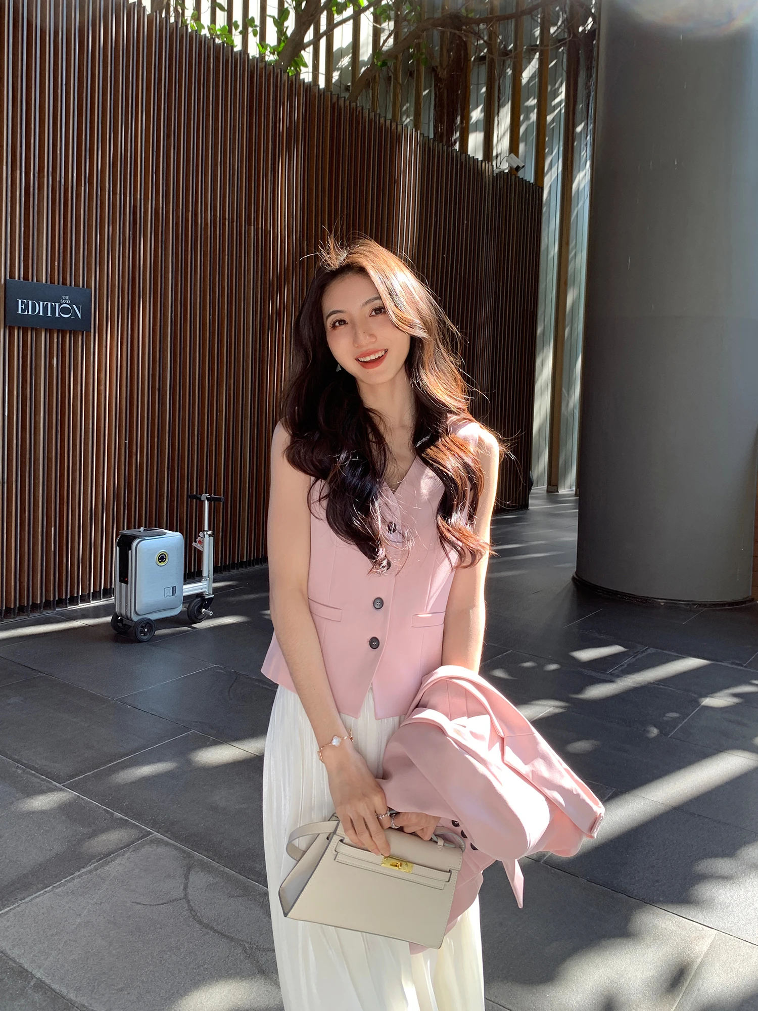 

Костюм Mulvan Classic: Свободный пиджак, женский жилет с V-образным вырезом и утяжкой на талии, высококачественный полиэстеровый пиджак с длинными рукавами