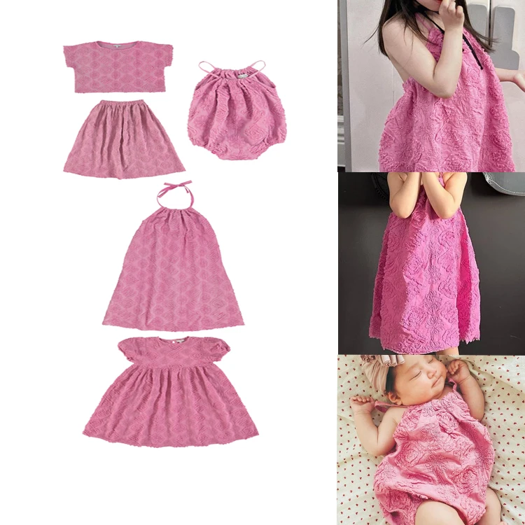 Bebe Brand Summer Girls Purple-Pink Floral Print Sundress Romper T Shirts Shorts Skirt Suits Bodysuits Jumpsuit Kids Baby Outfit