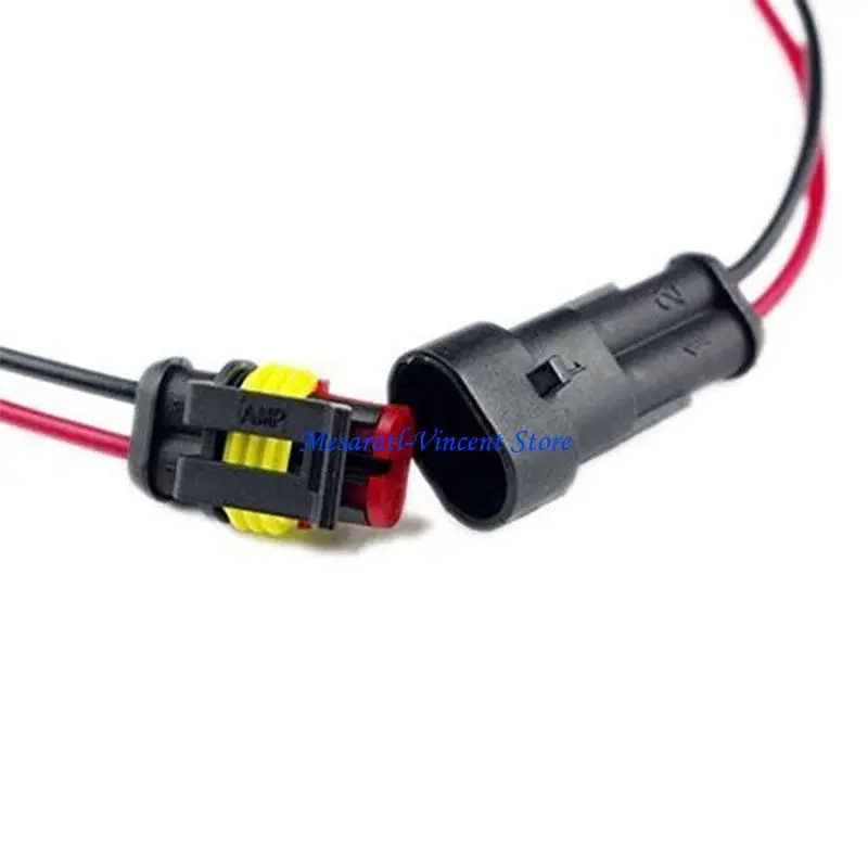 A70F 5 X 2 Pin Way Car Auto Waterproof Electrical Connector Plug Socket Wire New