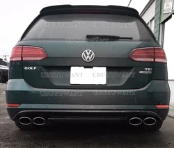 Rear Roof Lip Spoiler for VW Golf 7 Variant Wagon 2013-2017 Window Spoiler Gloss Black ABS Plastic Hatchback Car Rear Trunk Wing