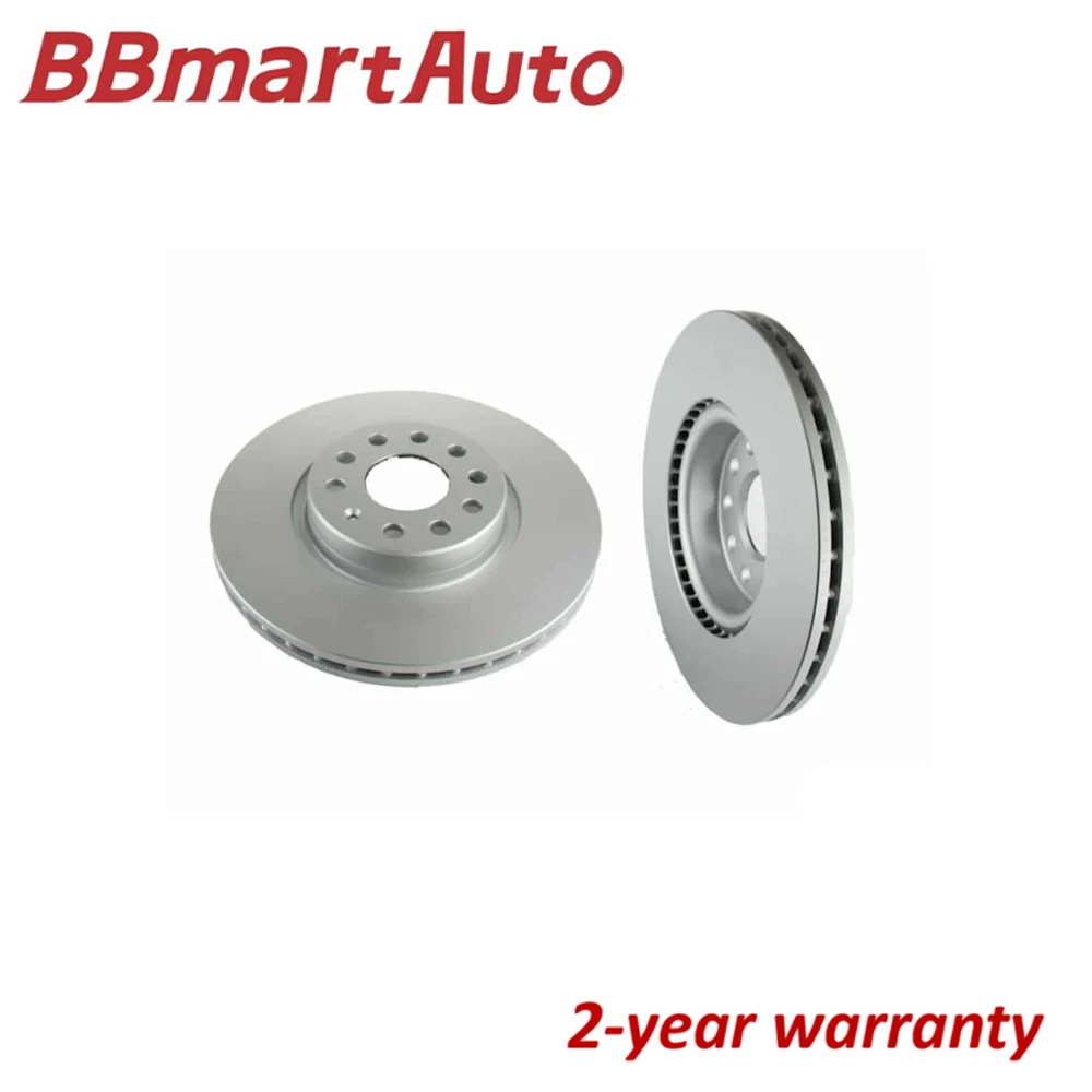 

5Q0615301F BBmart auto parts 2pcs Volkswagen Passat Tiguan CC OE5Q0615301F front brake disc