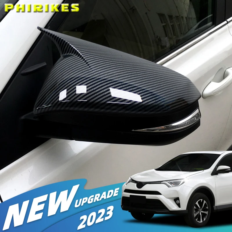 

Крышка левого бокового зеркала заднего вида для Toyota RAV4 2013-2019, аксессуары, накладка на зеркало заднего вида