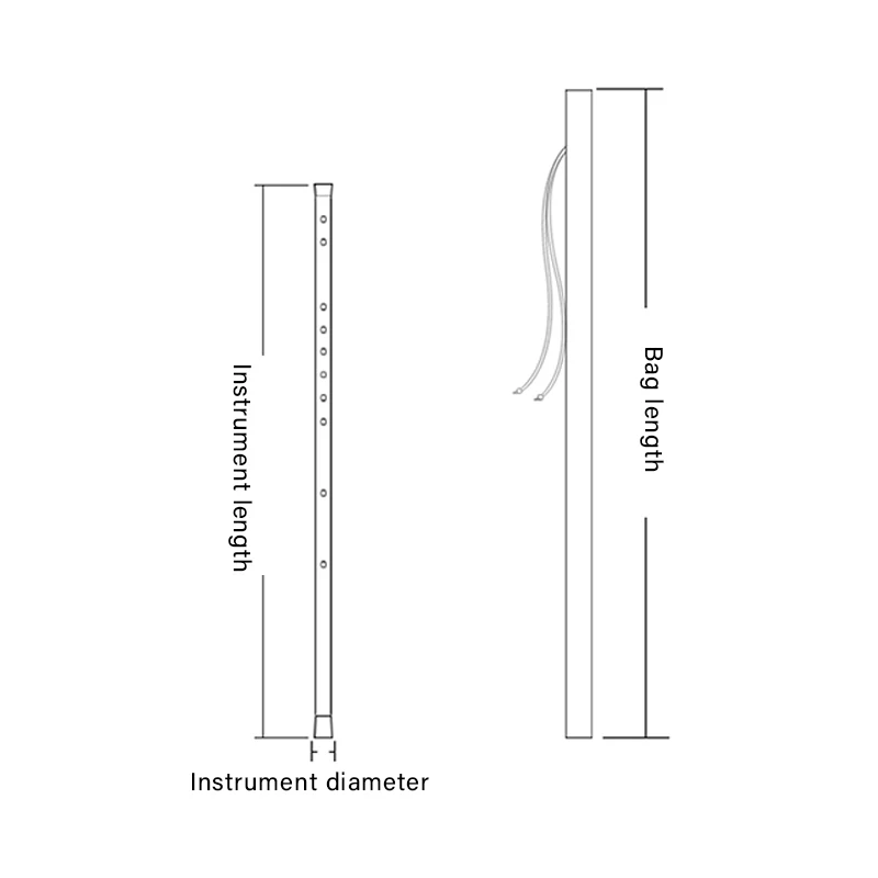Juste de protection double couche pour flûte en chanvre et bambou, étui de rangement portable, sac de protection pour l\'extérieur, Hakuhachi,