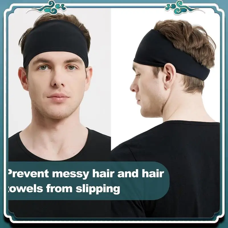 

Reliable Running Headbands For Men, Mens Stretchy Headband For Football,Basketball,Fitness Workout Unisex Quick-Dry Sweatband
