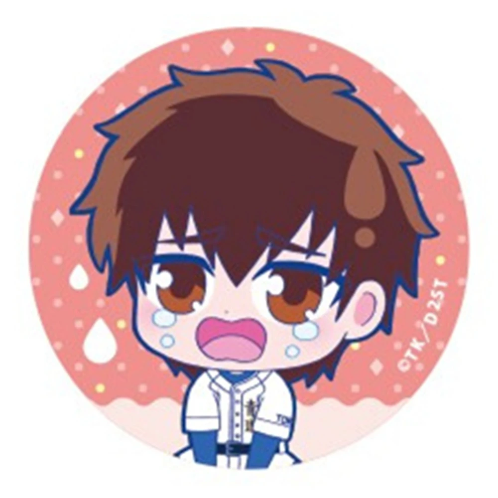58mm Anime Ace Of Diamond Sawamura Eijun Miyuki Kazuya Yuki Tetsuya Cosplay COSTUME Badge Pin SPTE Tinplate Brooch﻿ Prop Gift