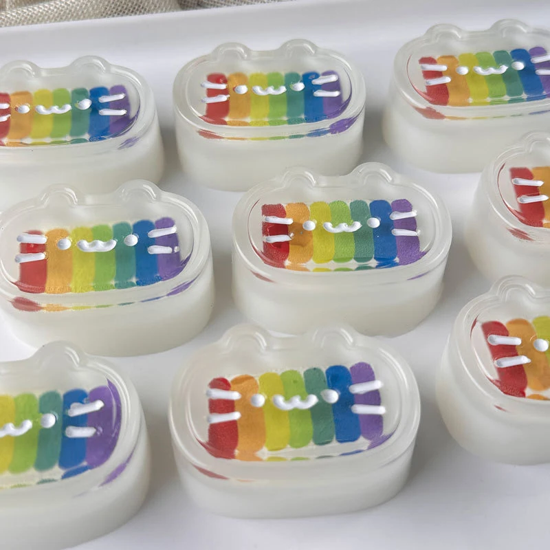 Jouets à presser pour petits chats arc-en-ciel, Squishies doux et mignons, Antistress Taba Squishу, jouets pour enfants et filles, cadeau, balle anti-Stress, jouets sensoriels pour adultes