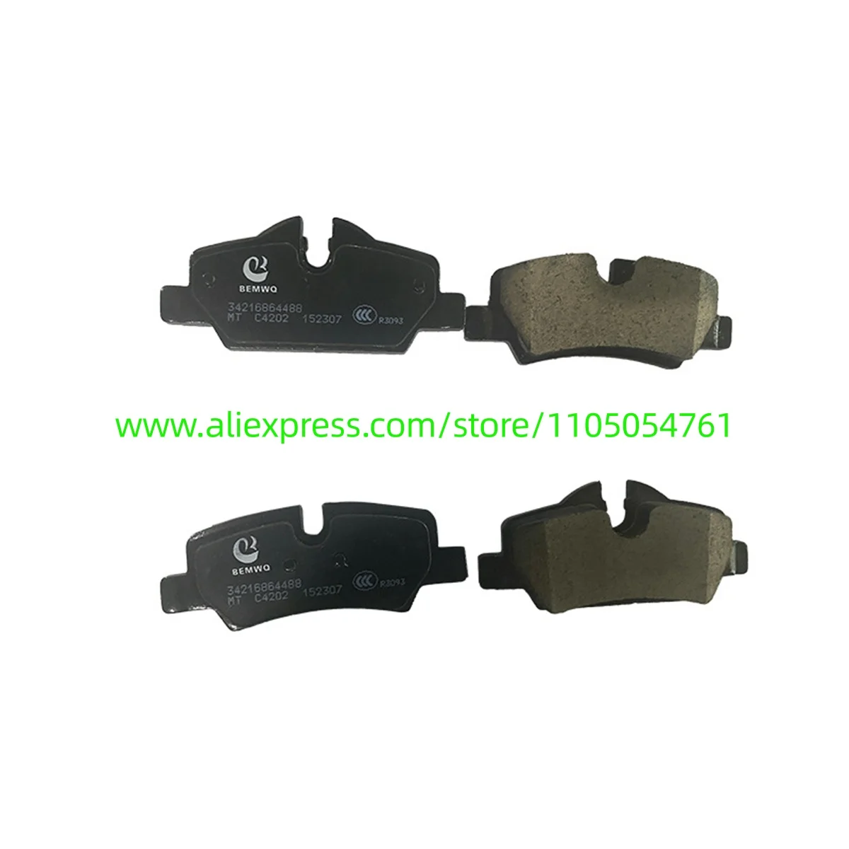 

34216864488 34216861641 34216871300 The brake pads are suitable for B=M-W MINI F55 and F56.