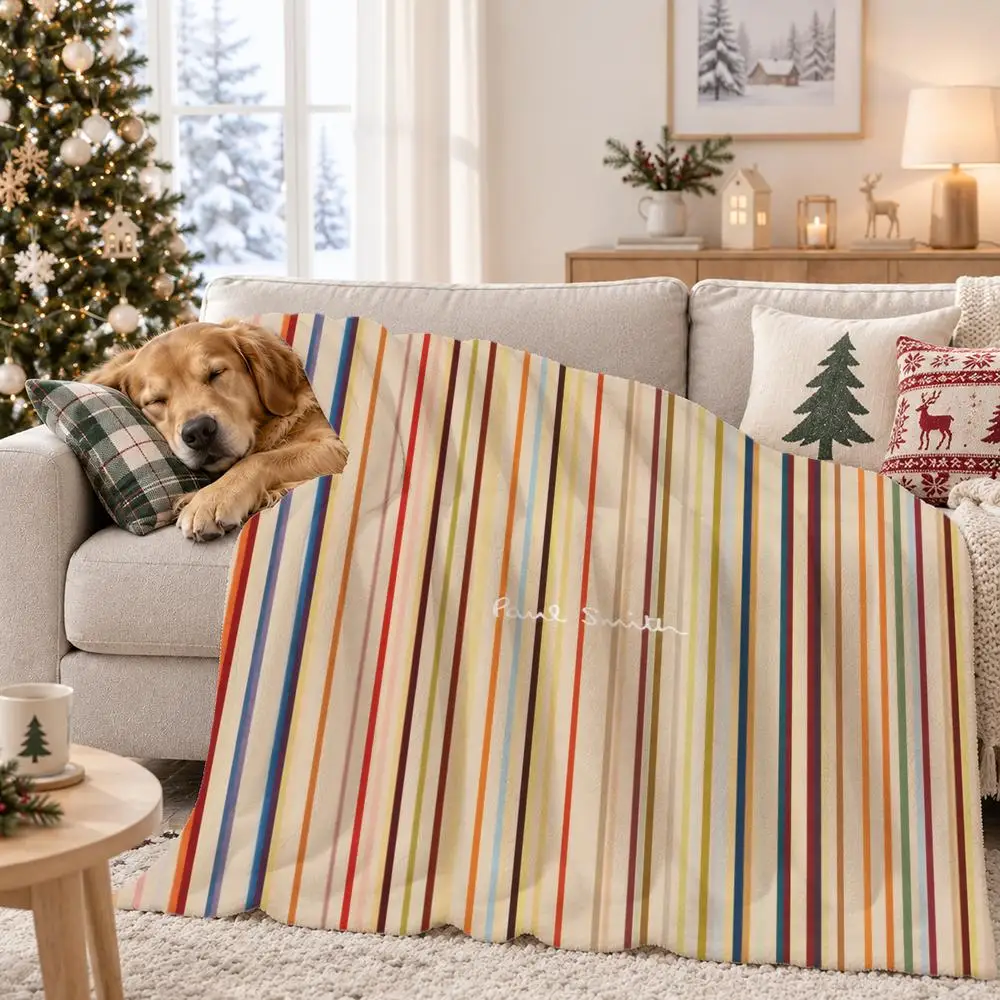 Brand Paul Smith Throw Pet Flannel Blanket Throw Blanket for Living Room Bedroom Bed Sofa Picnic Cover kids