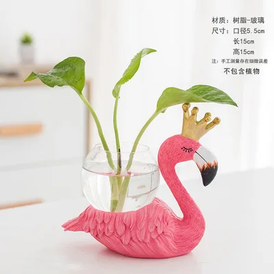 Creative Hydroponic Plant Vase Glass Transparent Container Dish Water Planting Flower Pot Living Room Decoration Decoration