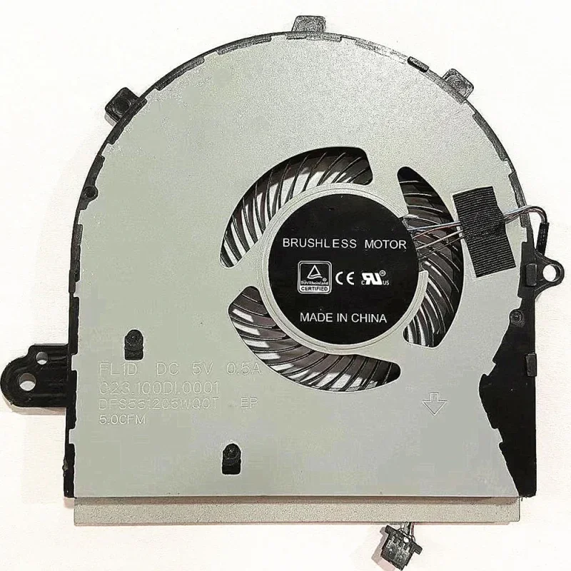 NEW Cpu Cooling Fan For DELL Inspiron 17 7786 2-in-1 0GCN3G 023.100DI.0011 NS85C05-18B01