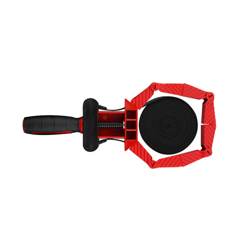 Multifunctional Belt Clamp Woodworking Jigsaw Puzzle Clamp Nylon Strap Clamp Tool Polygonal Angle Clamp