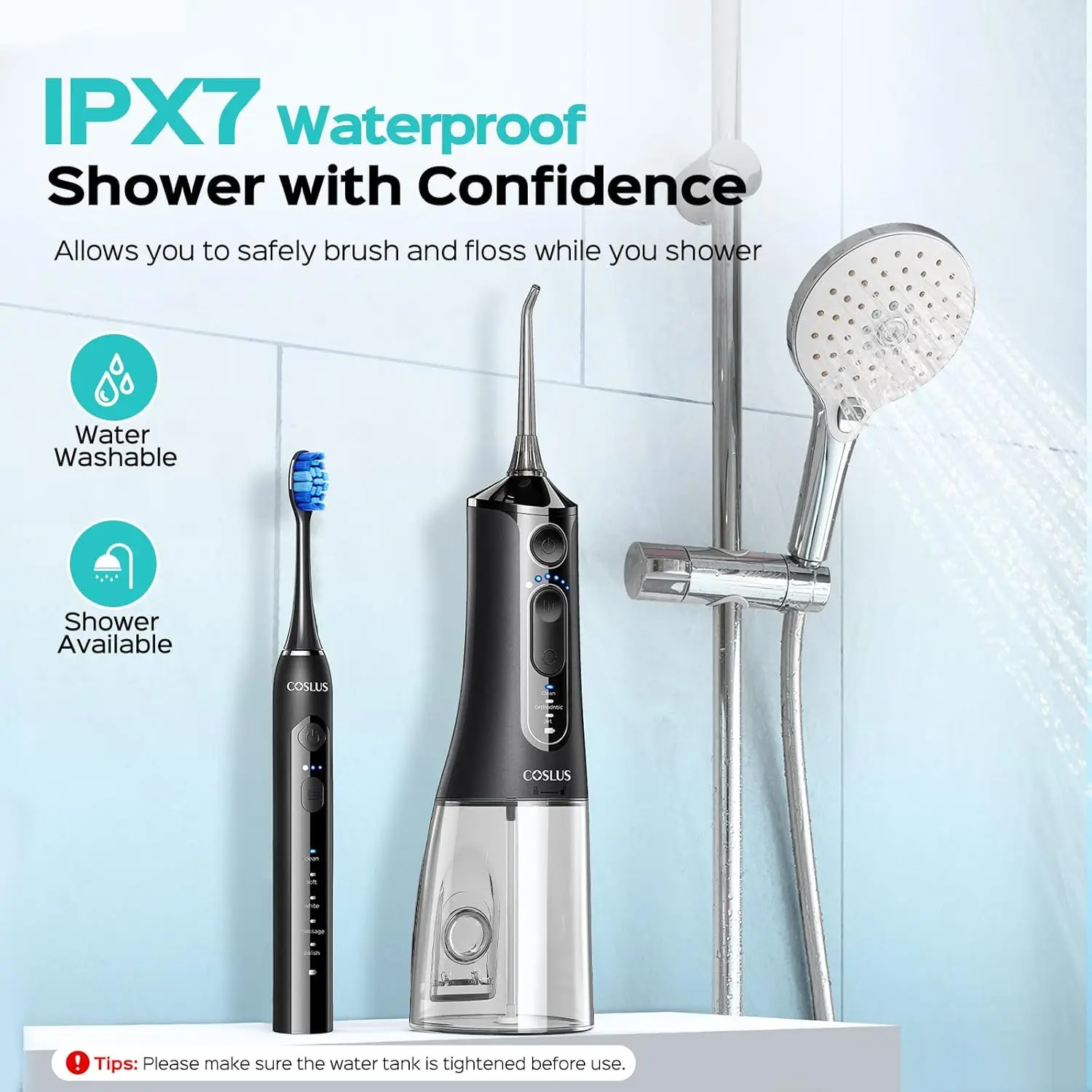 2-in-1 Electric Toothbrush Flosser 6