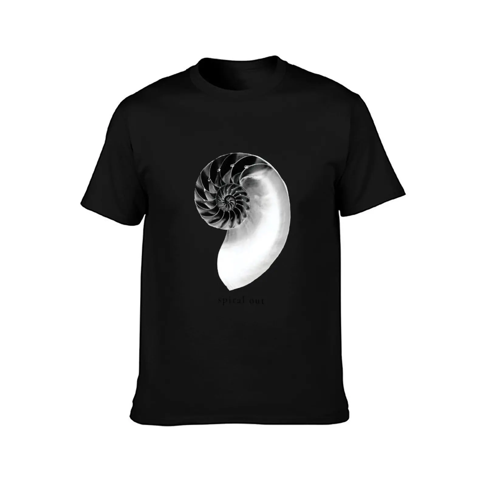 Spiral Out Seashell - Minimalism T-Shirt Casual Everyday Wear T-Shirt