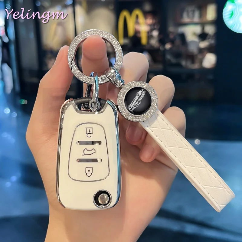 TPU Autoschlüsselhülle für Hyundai I20 I30 IX20 IX25 IX35 Elantra Accent für KIA Sportage Rio 3 Soul Optima Ceed Pro K5 K2 Pride