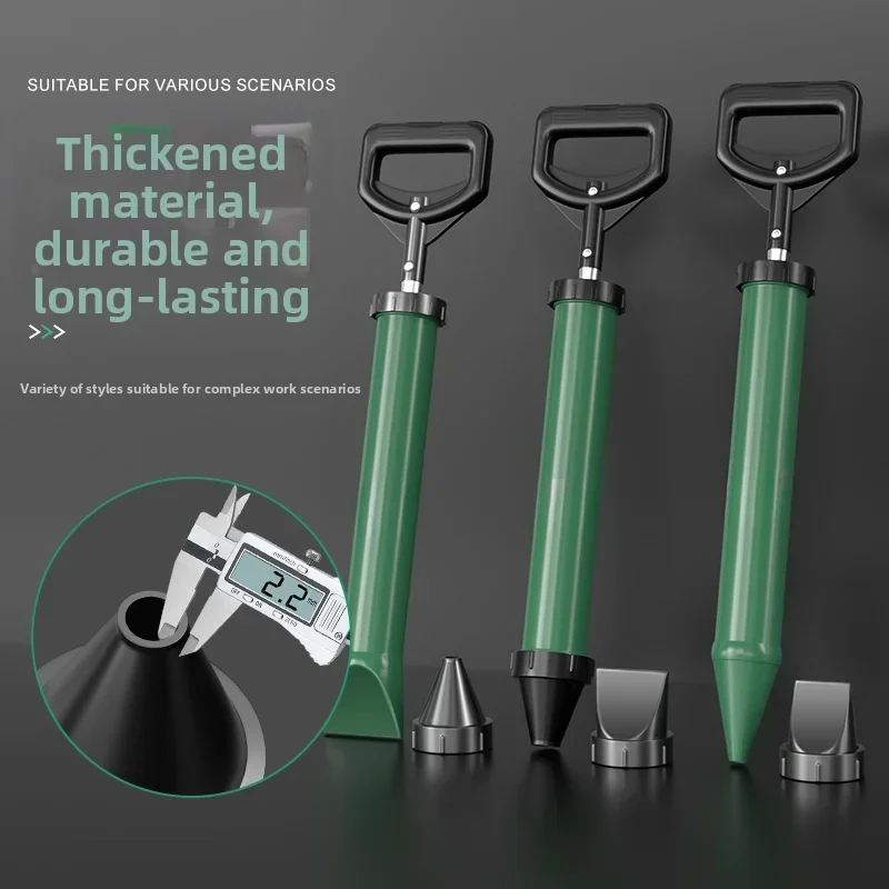 ABS Manual Grouting Tool With Interchangeable Nozzles For Door Gap Filling Crack Sealing And High Precise Cement Injection Tasks