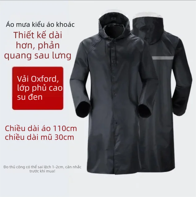 SHANNAIER | Áo Mưa Dài Chống Thấm Nước