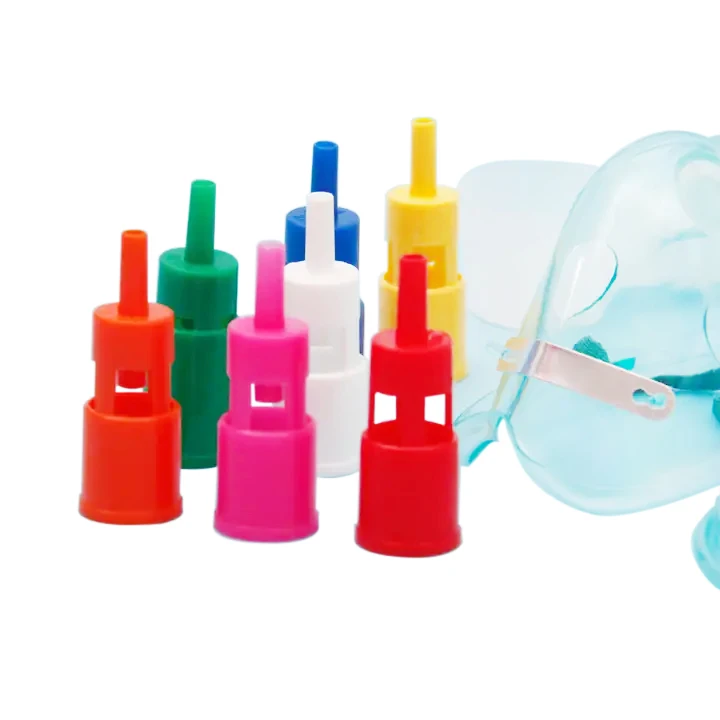 High-Quality Medical Oxygen Facial Simple Adjustable Mask  Mask With 6 Diluters