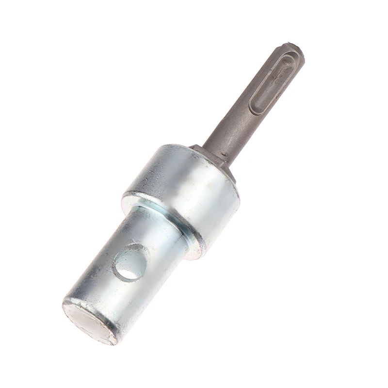 1PC Drill Connection Tool Converter 2 Slots Drill Bit Adapter SDS Shaft Arbor Connector For Earth Auger Head Power Tool Parts