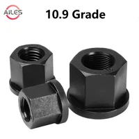 10,9 Grado 45 # Tuercas con brida hexagonal de acero al carbono M8 M10 M12 M14 M16 M18 M20 M22 M24 M27 M30 M36 Tuercas de sujeción con Glasket