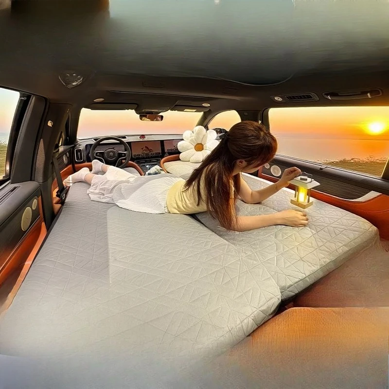 Car mattress lunch break Car inflatable bed rest Camping cloud rest mat