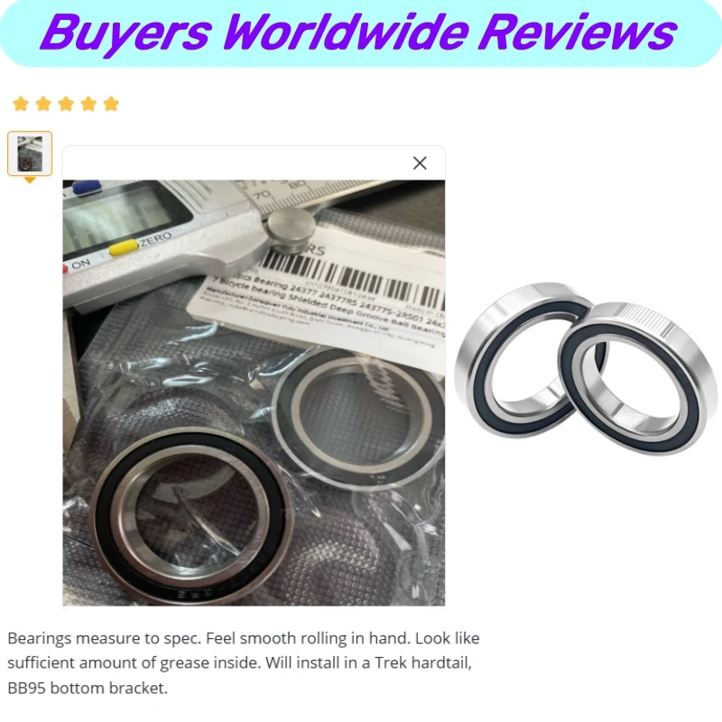 6803RS Fahrradlager 17x26x5mm ABEC-7 Dünnwandiges Rillenkugellager 6803 2RS für Vorder- und Hinterradnaben, Drehpunkt-Reparatur – Detail 5