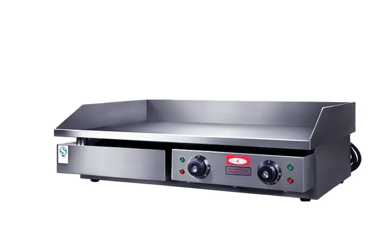 Professional Catering Stainless Steel Teppanyaki Electric & Gas Griddle for Restaurant