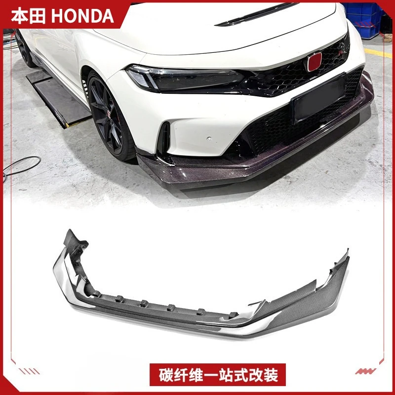 

Подходит для Honda TYPE R FL5, модифицированная кружка из углеродного волокна, неограниченное количество, маленькая передняя губа, подбородок передней лопаты