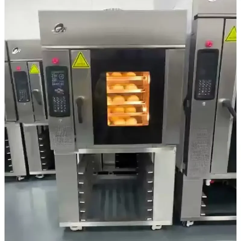 10 Trays Industrial Hot Air Toaster Bake Countertop Bakery Electric Gas Convection Oven