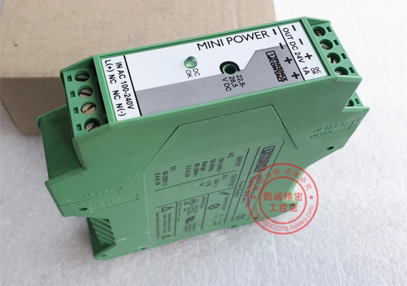 MINI-PS-100-240AC/5DC/3 Original Phoenix Power Supply Item Number 2938714 In Stock