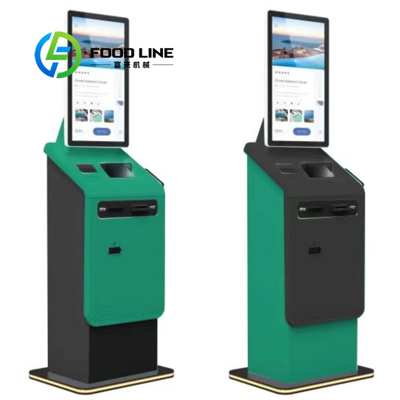 

Персонализация Custom Atm Machine Самообслуживание Сенсорный экран Машина для дозирования наличных Платежные киоски Диспенсер для карт Киоск