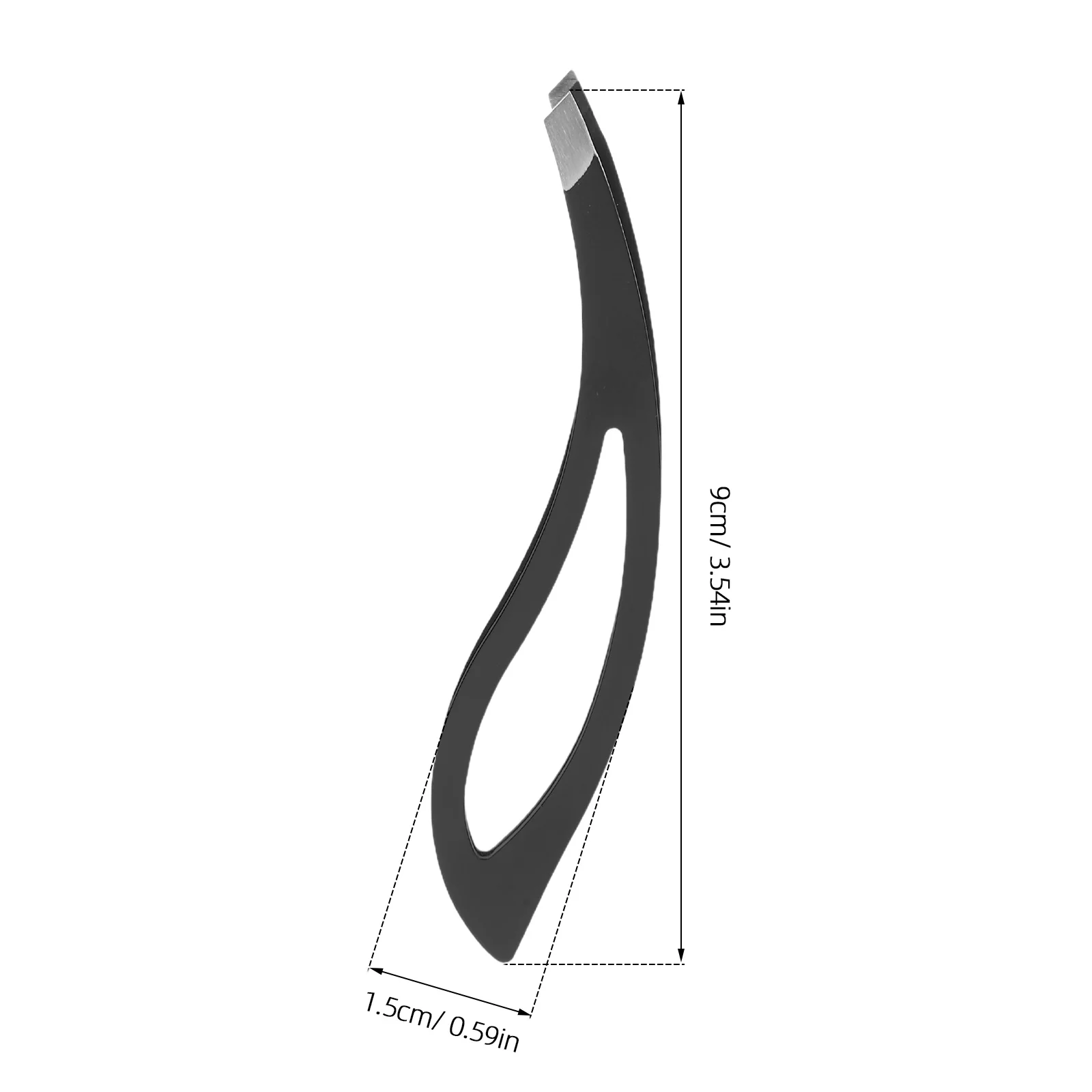 Pinzas para cejas, Clip de punta de acero inoxidable, herramienta para cejas, removedor de pelo de precisión, recortador para hombres y mujeres, removedor de cejas