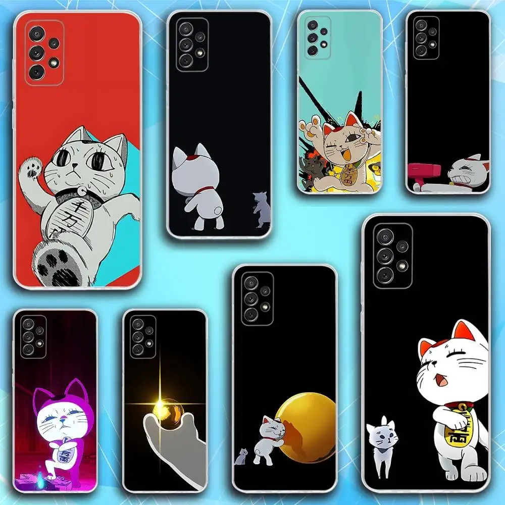 

Funny T-Turbo Cat Granny Phone Case For Samsung S30,23,21,22,20, FE lite,S10,9,8,7 PIus Note20ultra Soft Transparent
