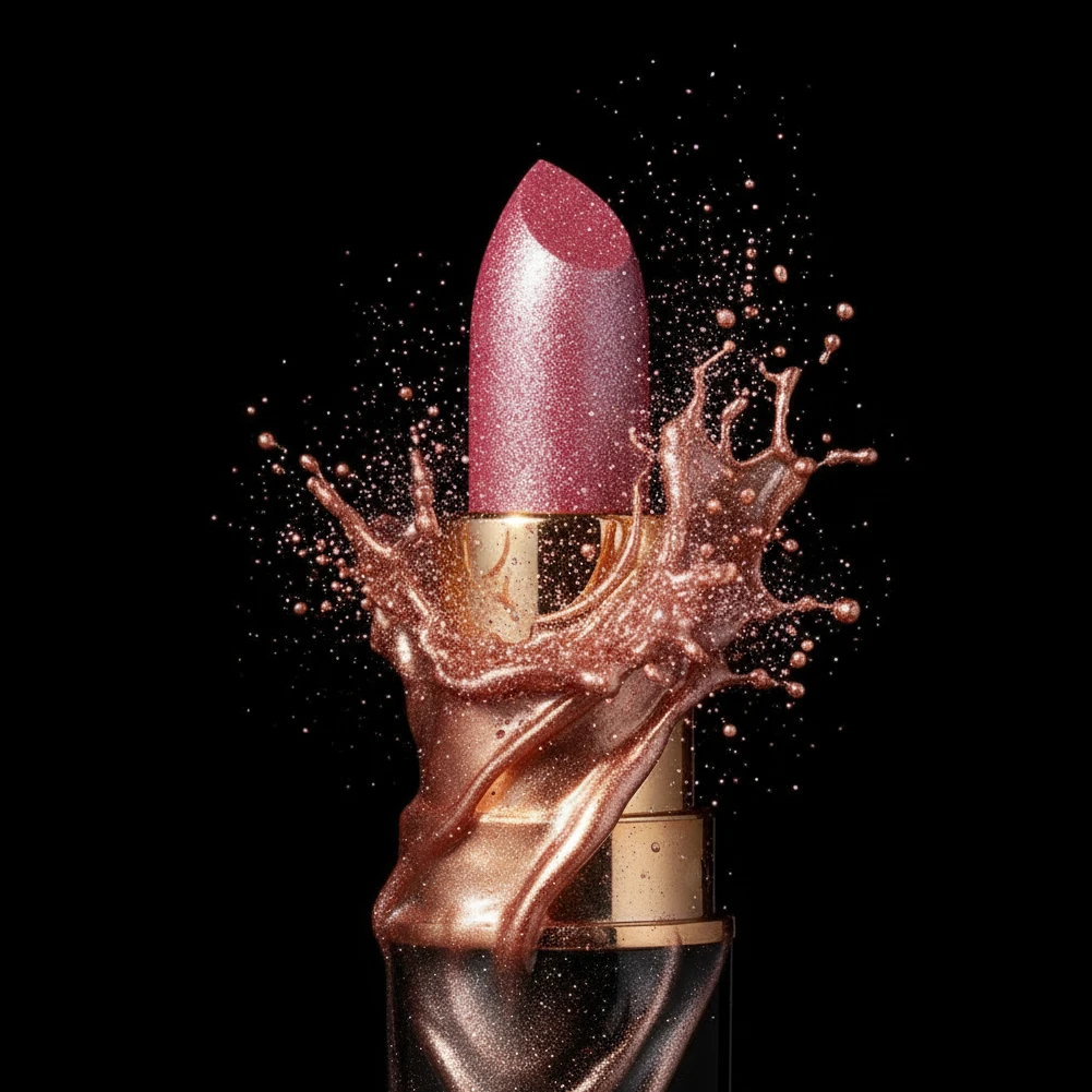 

2026 New Glitter Lipstick Waterproof Lasting Diamond Pearlescent Lipstick Moisturizing Velvety Sexy Red Makeup Cosmetic