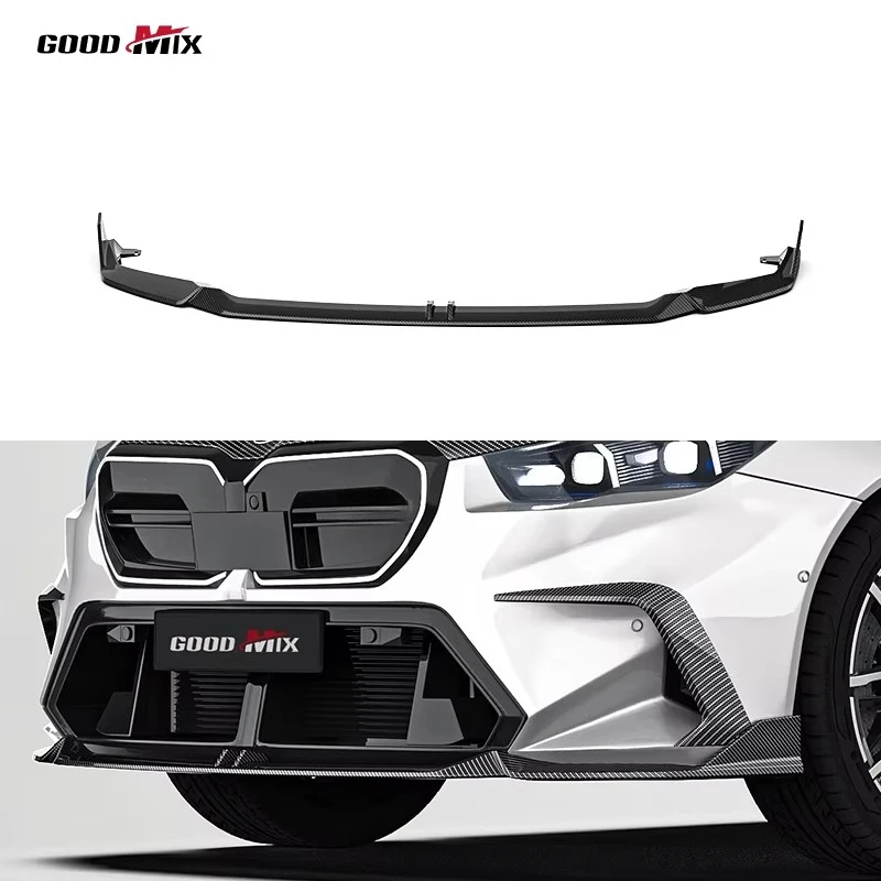 Paktechz Dry Carbon Fiber Body Kit Front Lip Spoiler for BMW M5 Sedan G90 2024-2026