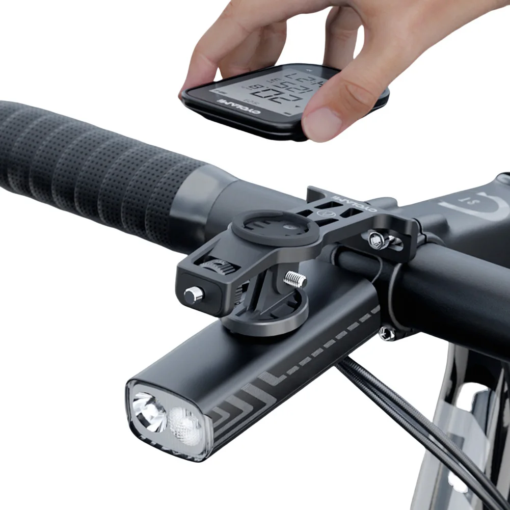 

Bike Stopwatch Mount Aluminum Alloy Bicycle Handlebar Computer Holder Wear Resist Cycling Speedometer Mount for Bike Accessories