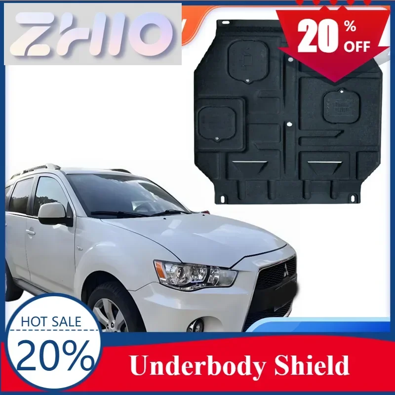 Подходит для защиты двигателя Mitsubishi Outlander, брызговик двигателя 2010 2011 2012, защитная пластина автомобиля, защита днища, Pa Подходит для защиты двигателя Mitsubishi Outlander, брызговик двигателя 2010 2011 2012, защитная пластина автомобиля, защита днища, Pa