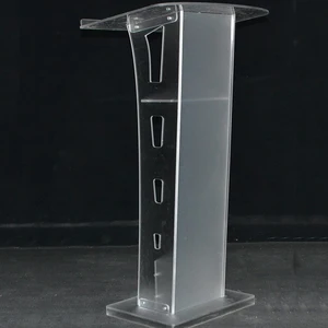 Plexiglá pulpit to school church, Modern Clear Acrylic Podium, Pulpito Grosso Church 10 Main Pulpit Sales - №2