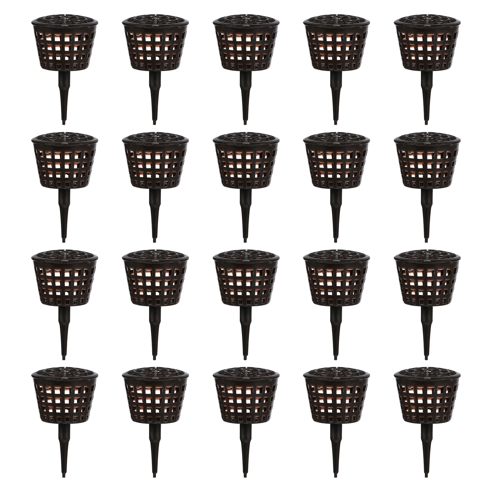 

20 Pcs Fertiliser for Plants Slow Release Basket Flower with Cover Bonsai