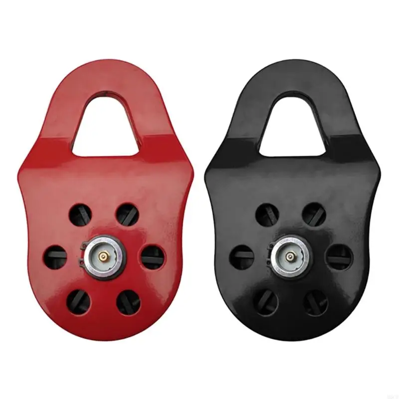 

M6CF Snatch Pulley Block Nylon Pulley Sheave 10T Breaking Force Winches Pulley