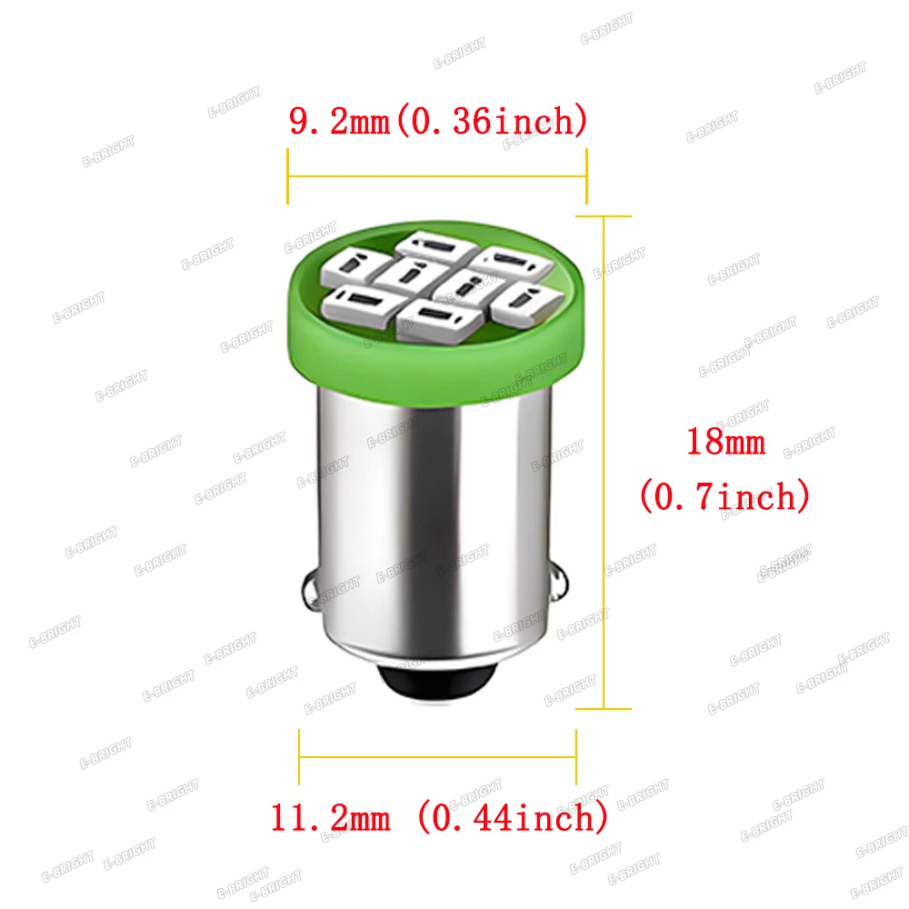 10PCS T4W LED Bulbs #44 #47 BA9S 6.3V 6V 12V 24V Led Light Bulbs T11 1893 Pinball Machine Led Bulbs License Plate Reading Light