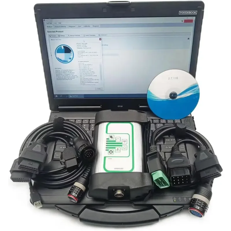 for HongWang 88890300 Silver Vocom Interface for Crawler Excavators with PTT 2.8.150 Software 1 Year Warranty Quality