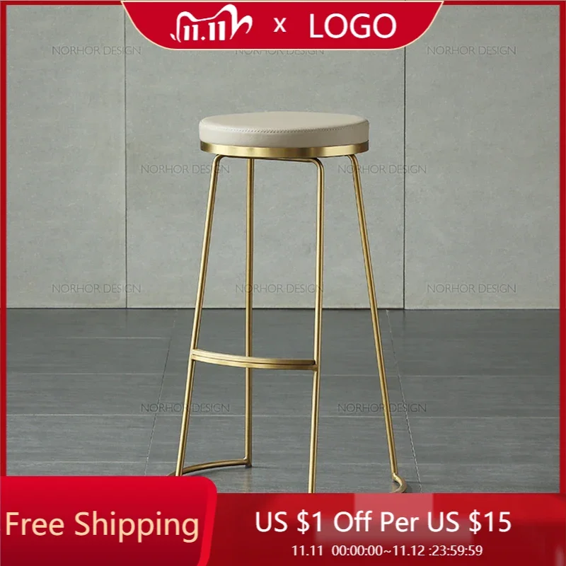 

Bar Stool Chairs With Free Shipping Vanity Chair Office Living Room Reception Sillas Altas Para Barra De Cocina Home Decoration