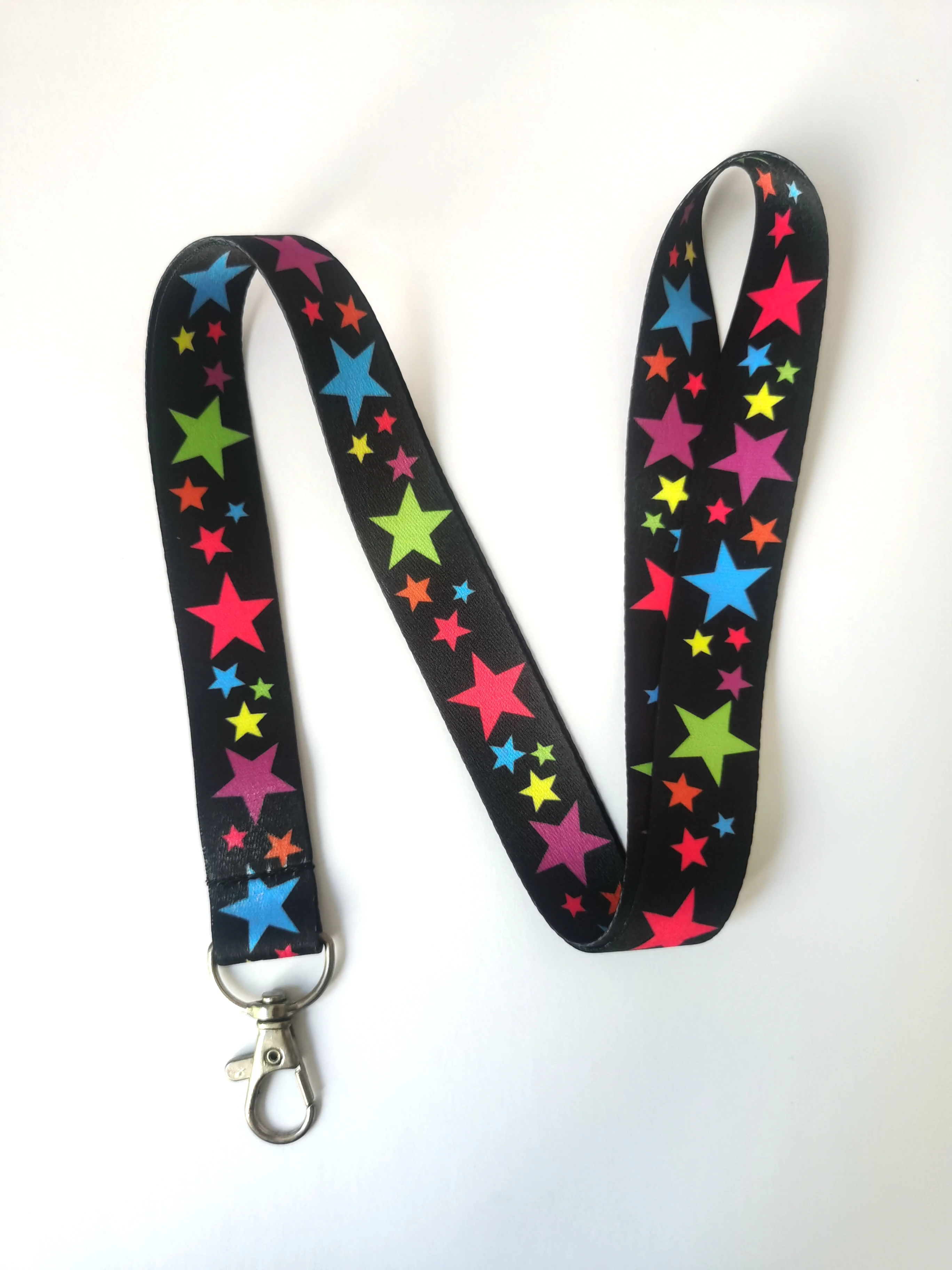 New 1 pcs Five-pointed Star Lanyards Keys Neck Strap For Card Badge Key Chain Lanyard Key Holder DIY