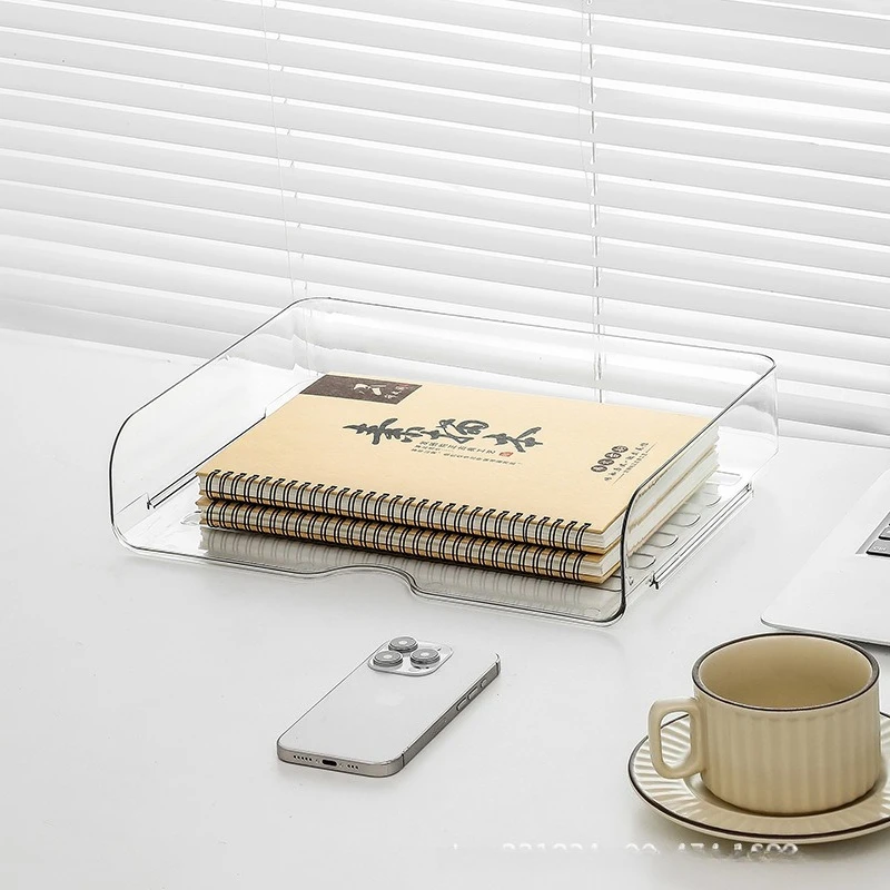 Desktop Supplies Organization Drawer Box Can Be Stacked on The Desktop File Storage Rack Office Storage Multi-layer Storage Box