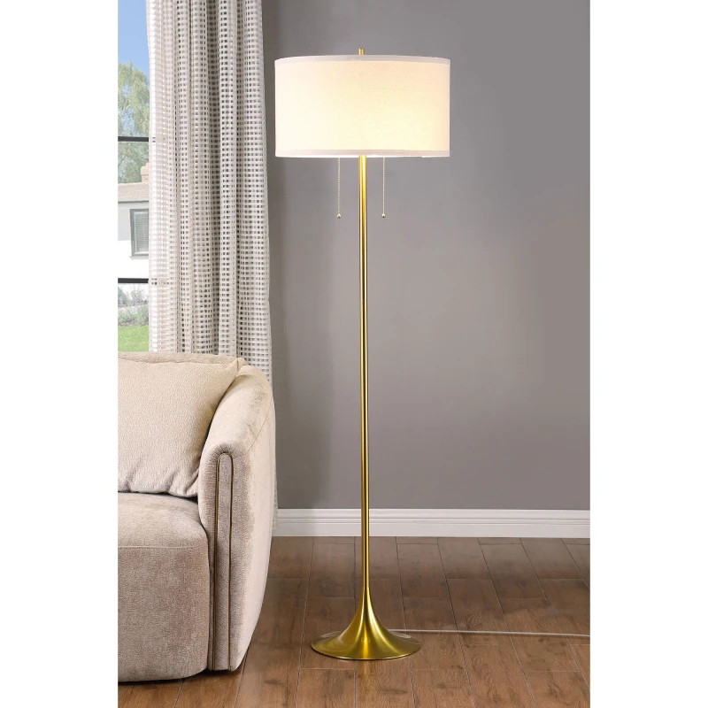 Adicionar adicionar sofisticação adição ambiente tarefa base base iluminação quente escritório fornece bellflower gold tambor sh de 65 polegadas
