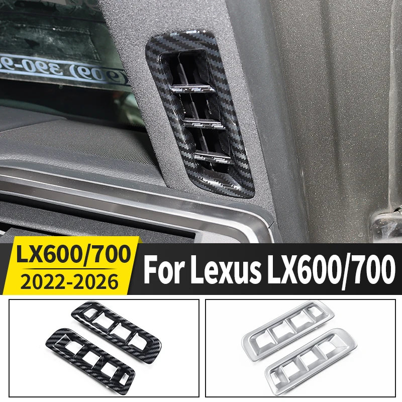

For Toyota Lexus 600 700 LX600 LX700 2022-2026 Car A Pillar Vent Decoration Cover Easy Install Interior Protection Accessories